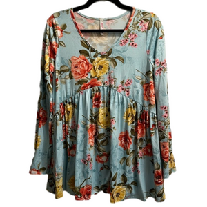 NWOT Floral baby doll long sleeve